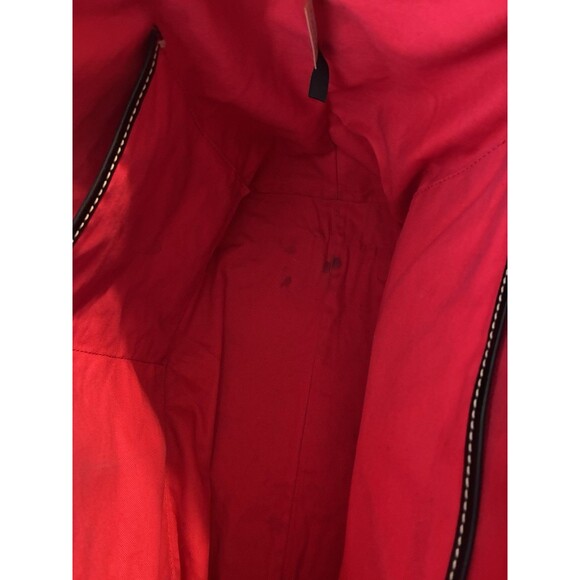 Dooney and Bourke Handbag Black Ostrich Embossed Leather - Picture 7 of 8